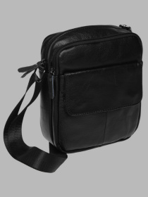Кросс-боди Borsa Leather модель K11031-black Фото