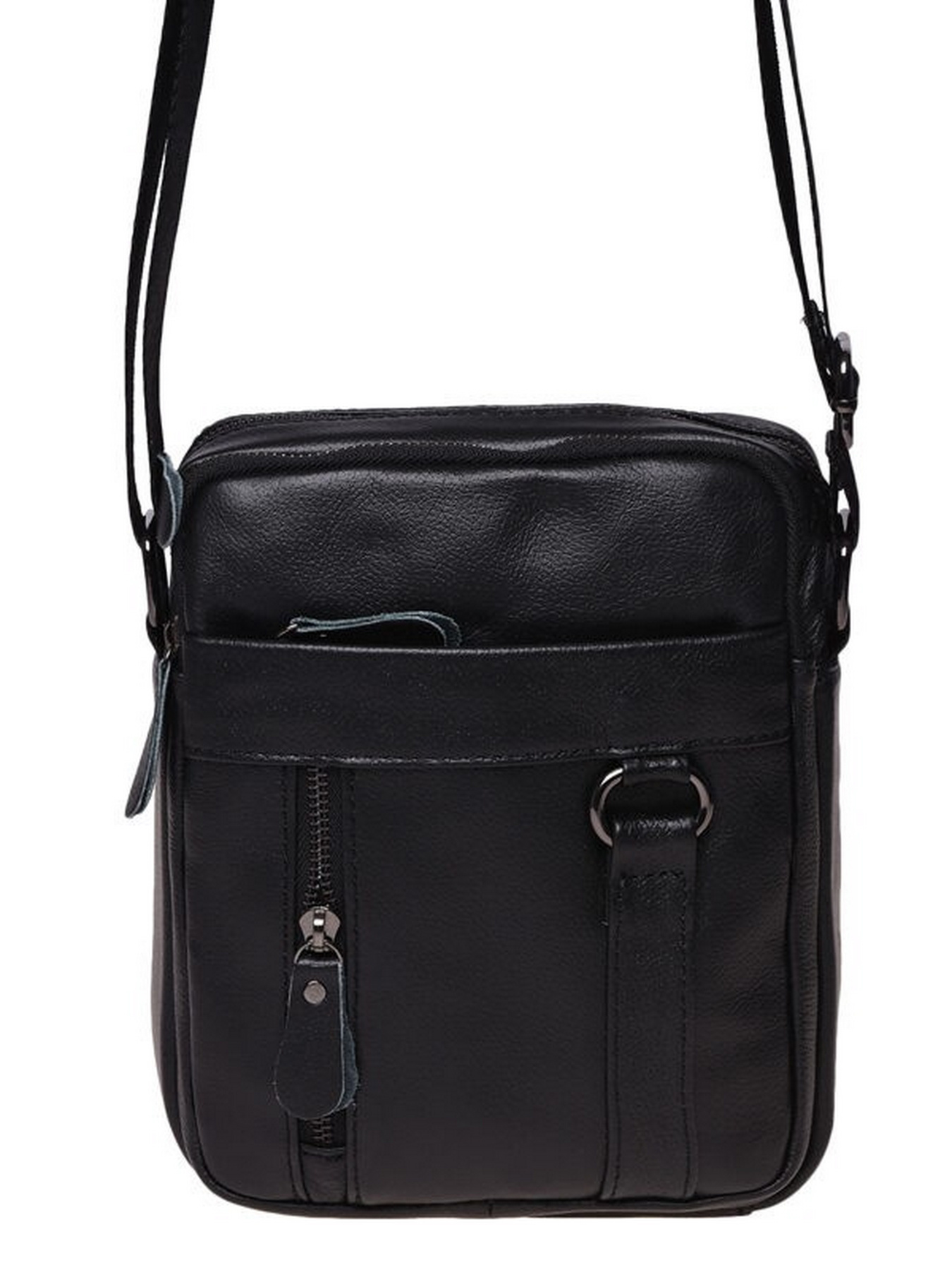 Кросс-боди Borsa Leather модель K11169a-black Фото