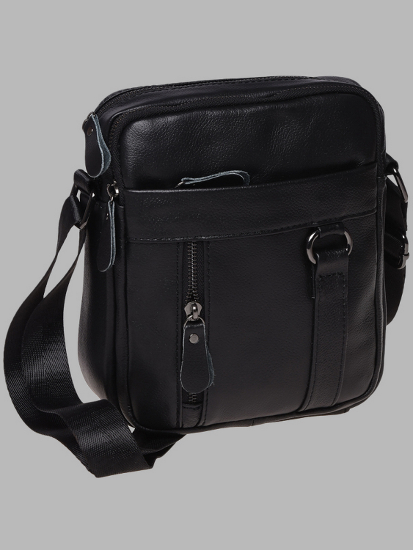 Кросс-боди Borsa Leather модель K11169a-black Фото