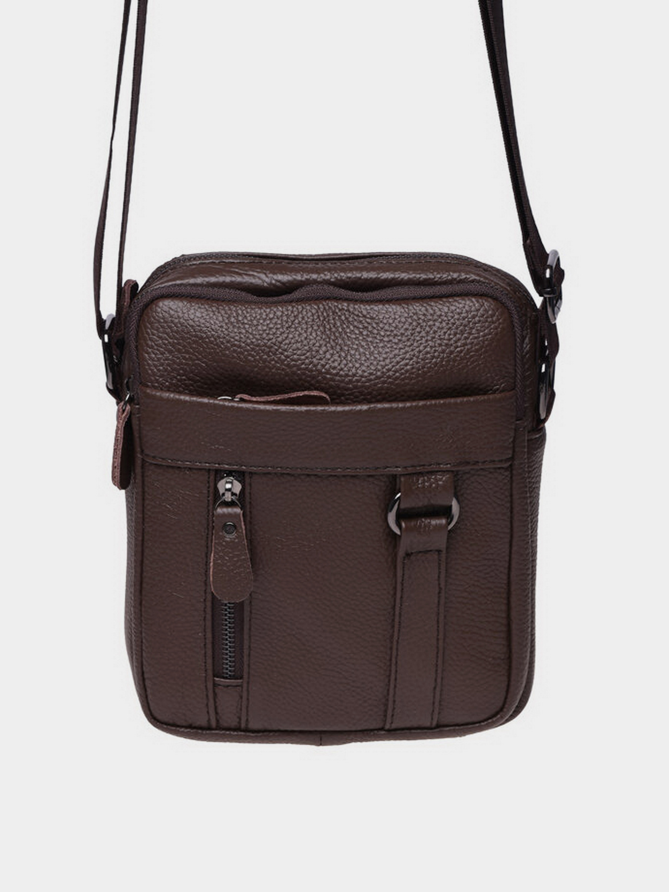 Кросс-боди Borsa Leather модель K11169a-brown Фото