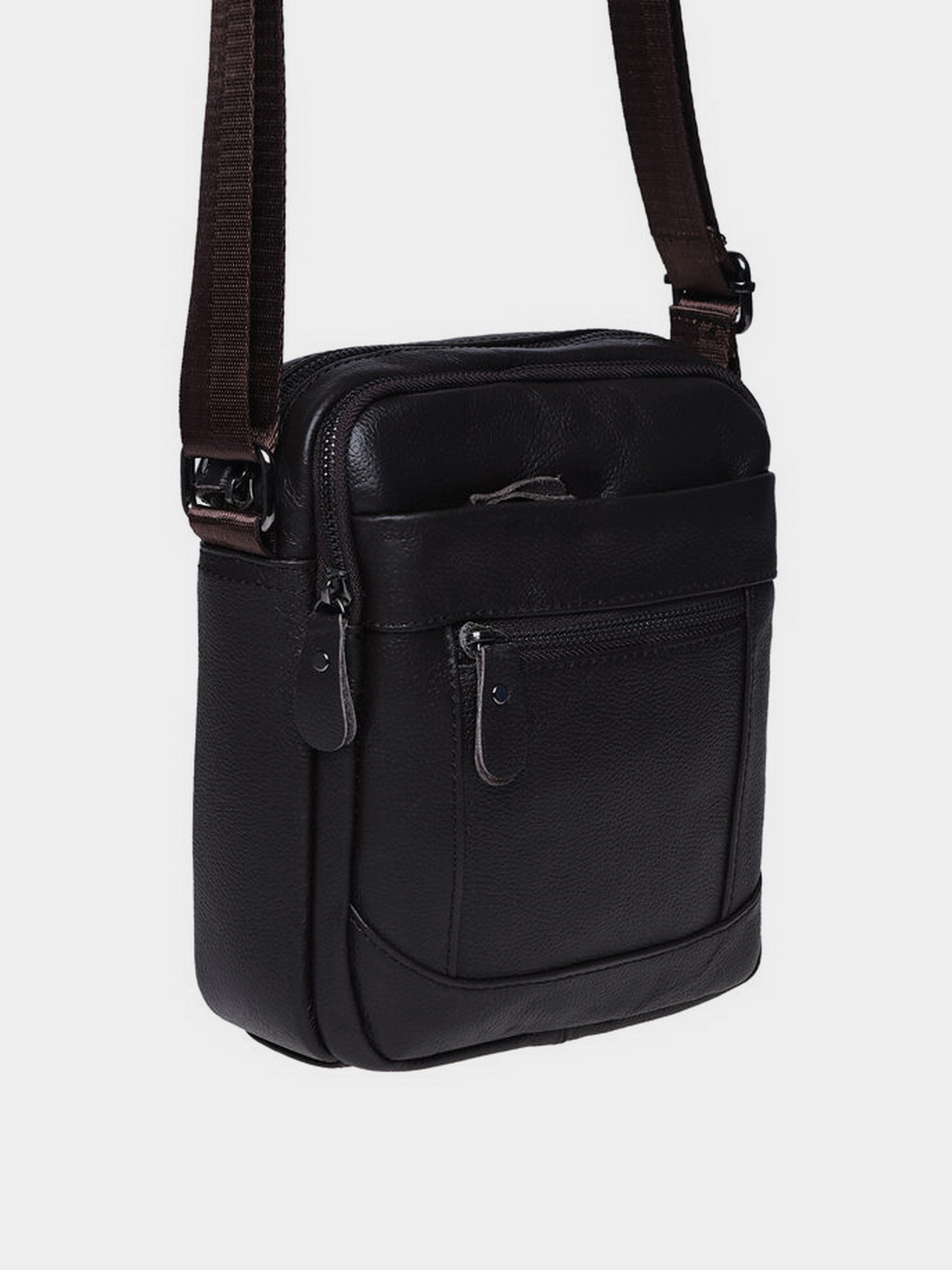 Кросс-боди Borsa Leather модель K1223-brown Фото