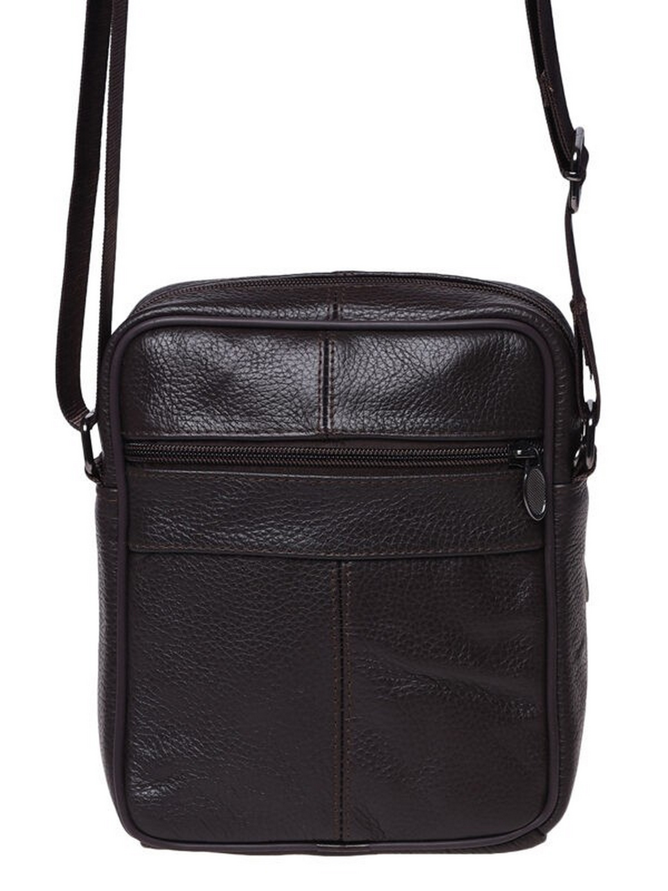 Кросс-боди Borsa Leather модель K14012-brown Фото