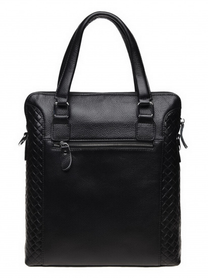 Мессенджер Borsa Leather модель k19117-2-black — фото 3 - INTERTOP