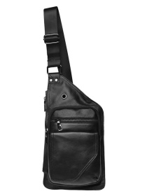 Рюкзак Borsa Leather модель k1320-black Фото