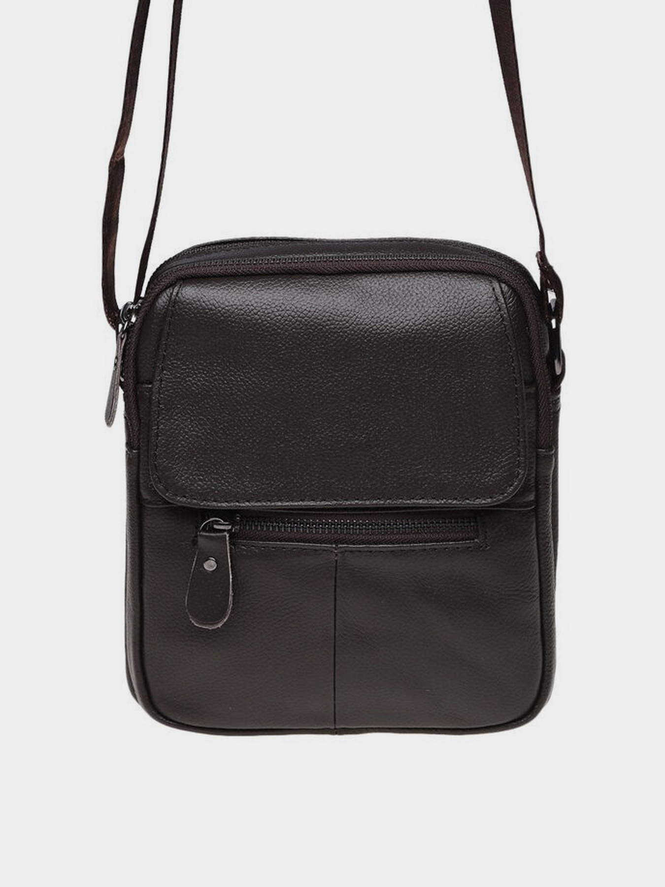 Мессенджер Borsa Leather модель k11169-brown Фото