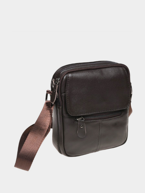 Мессенджер Borsa Leather модель k11169-brown Фото