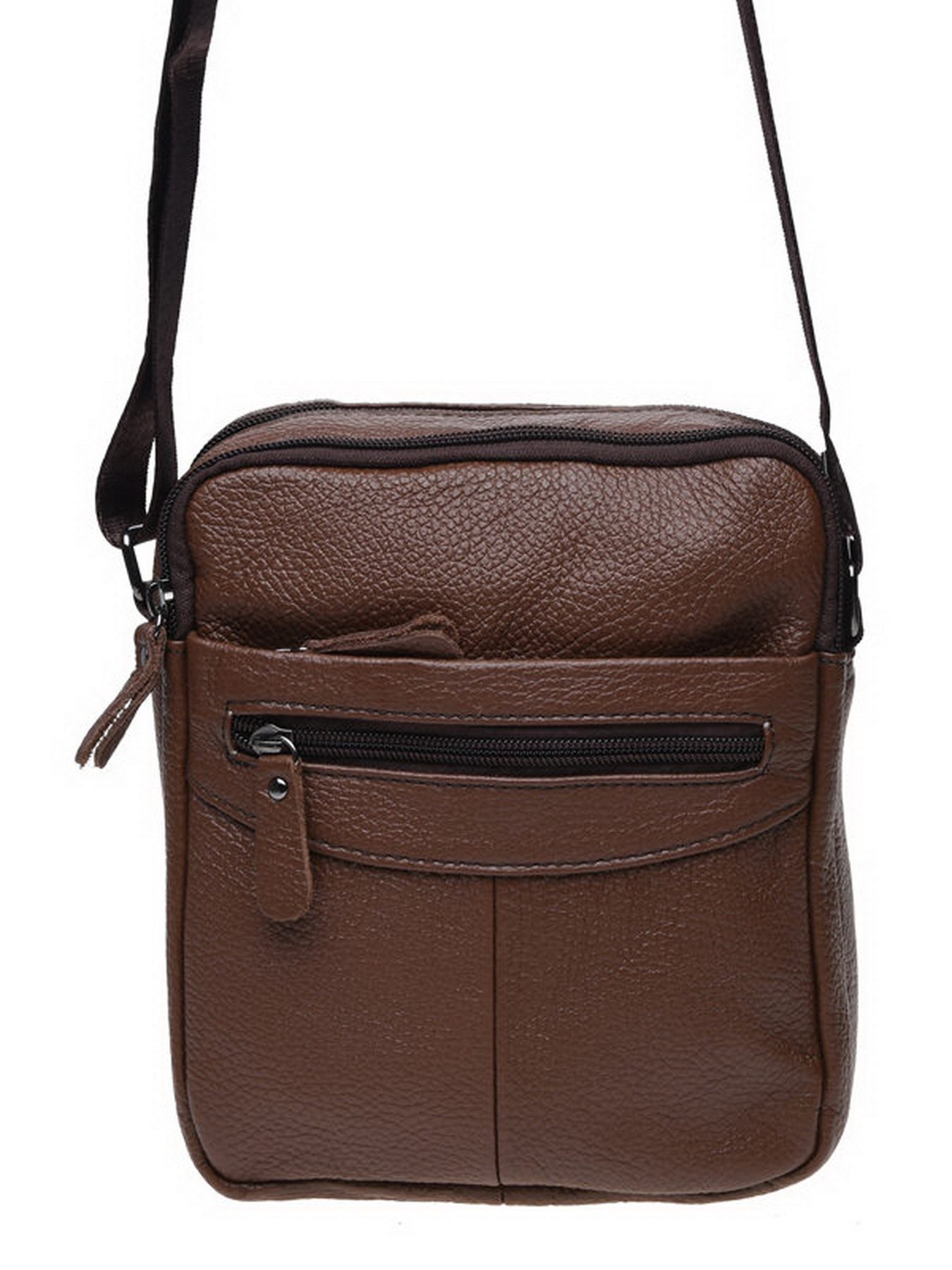 Мессенджер Borsa Leather модель K11029-brown Фото