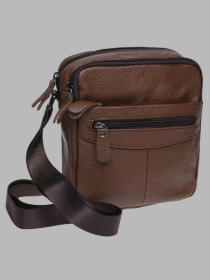 Мессенджер Borsa Leather модель K11029-brown Фото