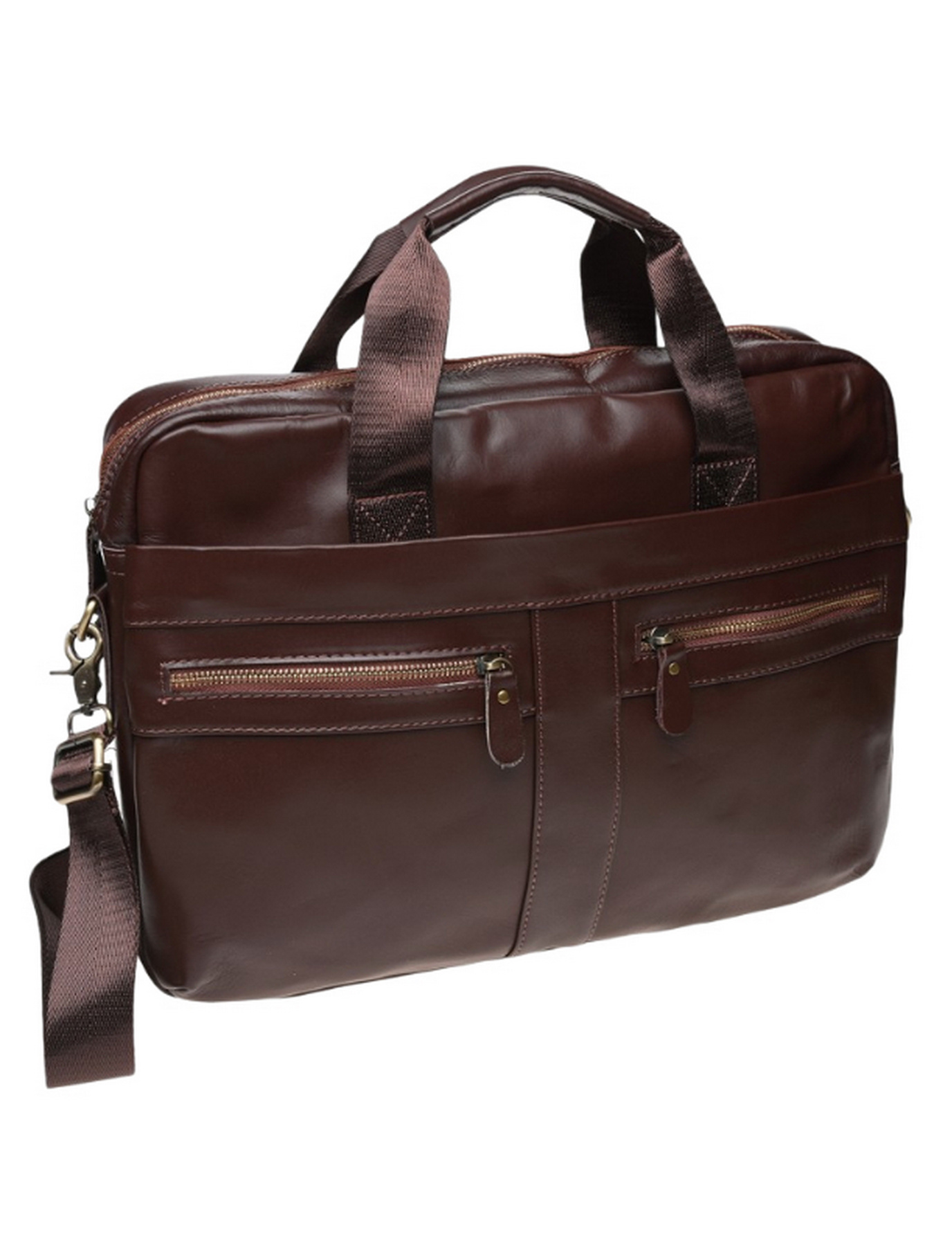 Портфель Borsa Leather модель K11120-brown Фото