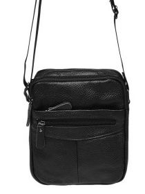 Мессенджер Borsa Leather модель K11029-black Фото