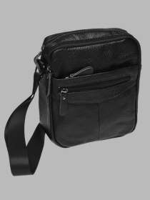 Мессенджер Borsa Leather модель K11029-black Фото