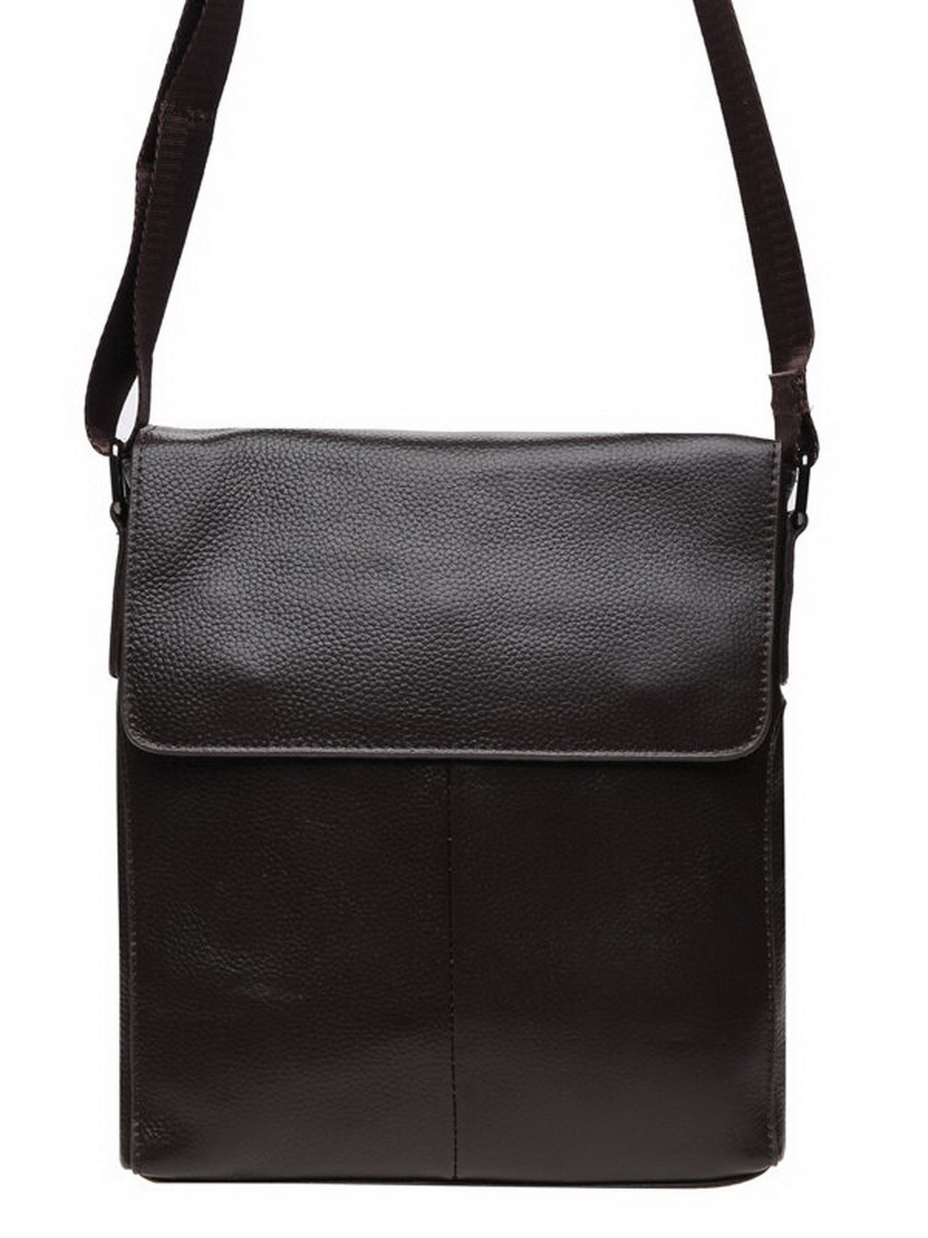 Мессенджер Borsa Leather модель K18168-brown Фото