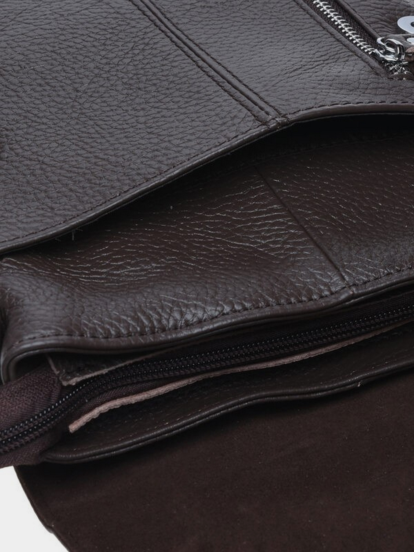 Мессенджер Borsa Leather модель K15103-brown Фото