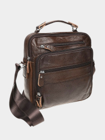 Мессенджер Borsa Leather модель K15112-brown Фото