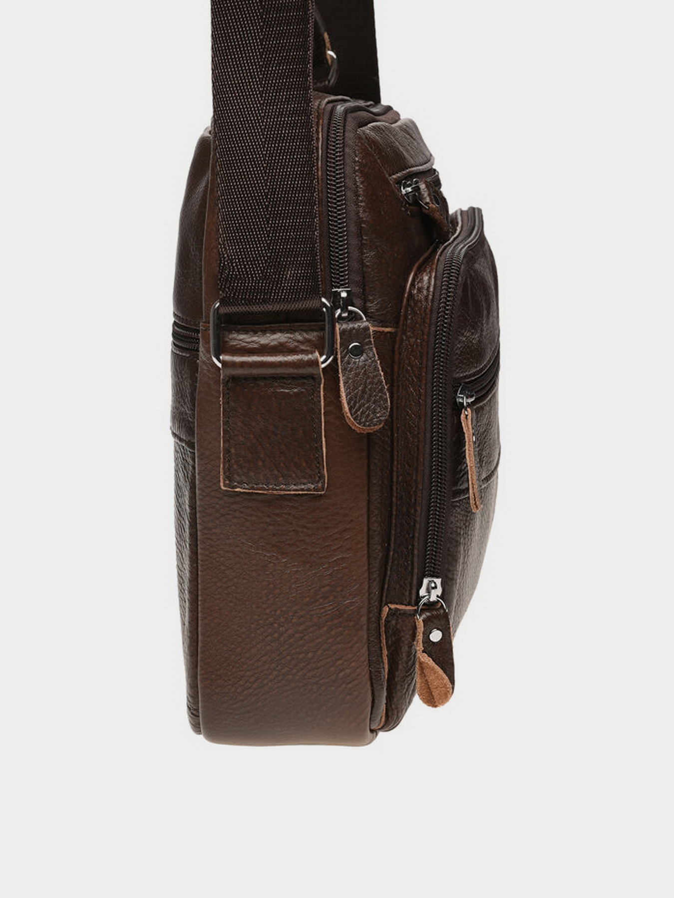 Мессенджер Borsa Leather модель K15112-brown Фото