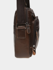 Мессенджер Borsa Leather модель K15112-brown Фото
