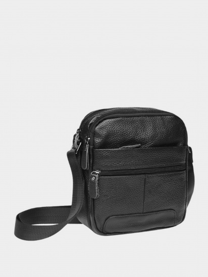 Мессенджер Borsa Leather модель K11030-black - фото