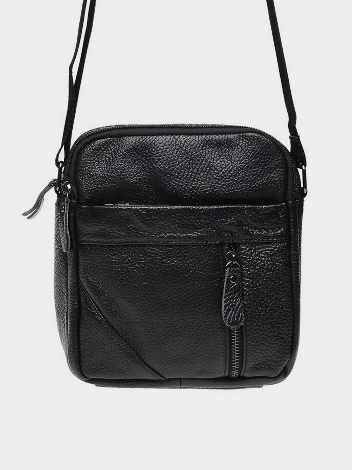 Мессенджер Borsa Leather модель K11027-black Фото