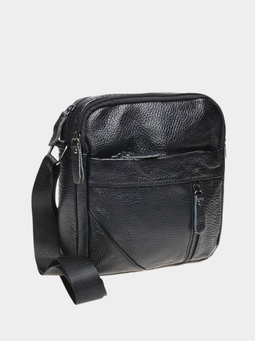 Мессенджер Borsa Leather модель K11027-black Фото