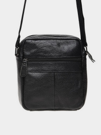 Мессенджер Borsa Leather модель K11027-black Фото
