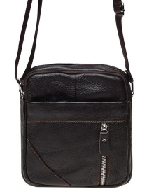 Мессенджер Borsa Leather модель K11027-d.brown Фото