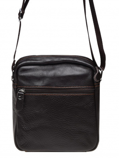 Мессенджер Borsa Leather модель K11027-d.brown — фото 3 - INTERTOP