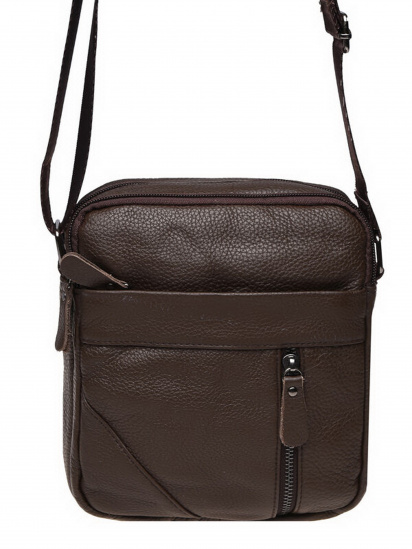 Мессенджер Borsa Leather модель K11027-brown — фото - INTERTOP