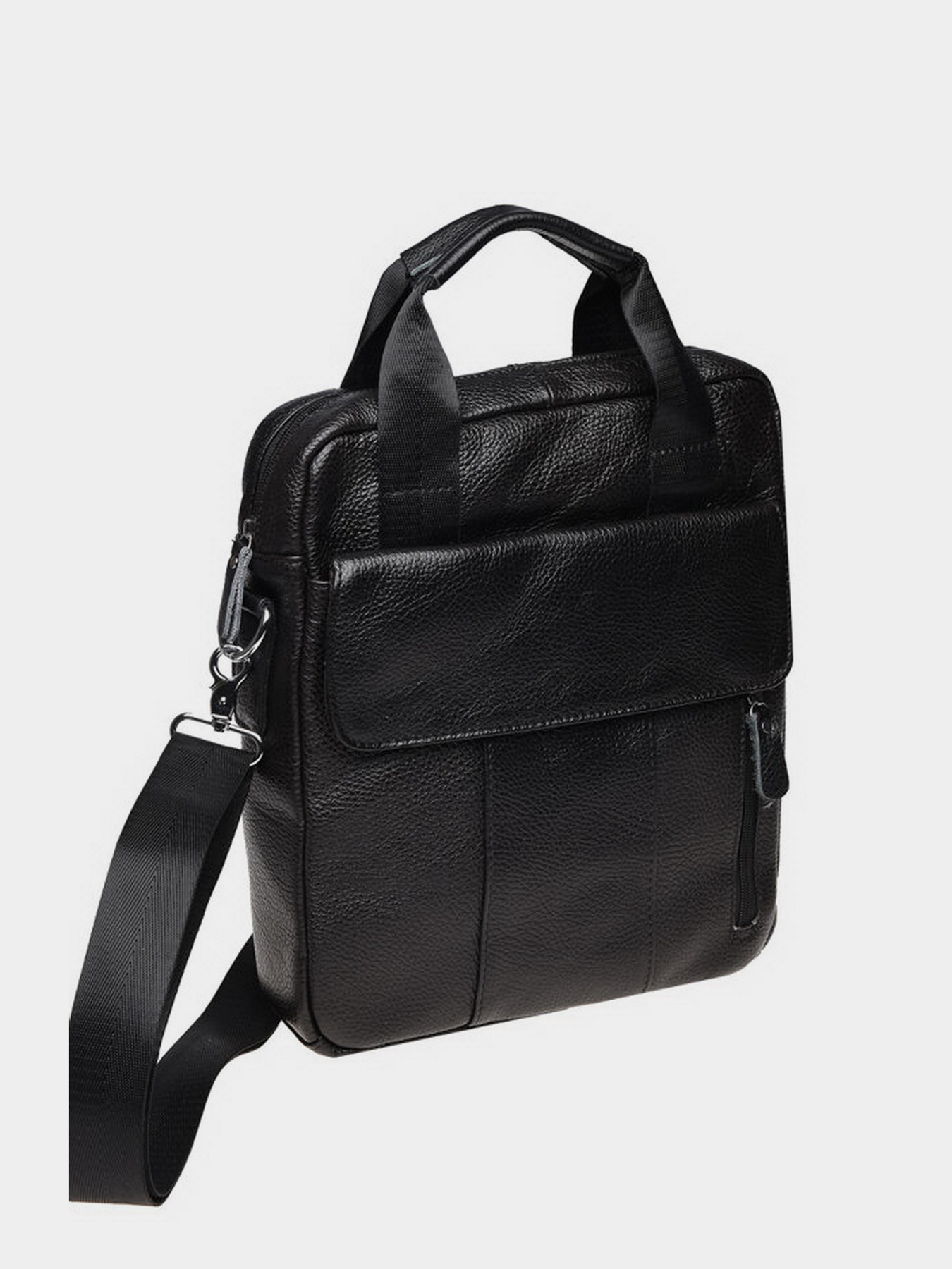 Мессенджер Borsa Leather модель K18863-black Фото