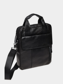 Мессенджер Borsa Leather модель K18863-black Фото