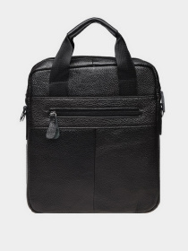 Мессенджер Borsa Leather модель K18863-black Фото