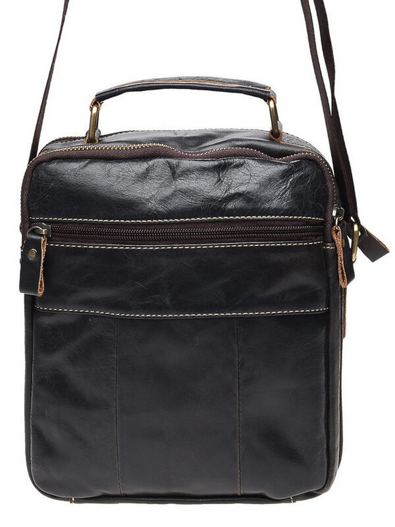 Мессенджер Borsa Leather модель K16210-brown Фото