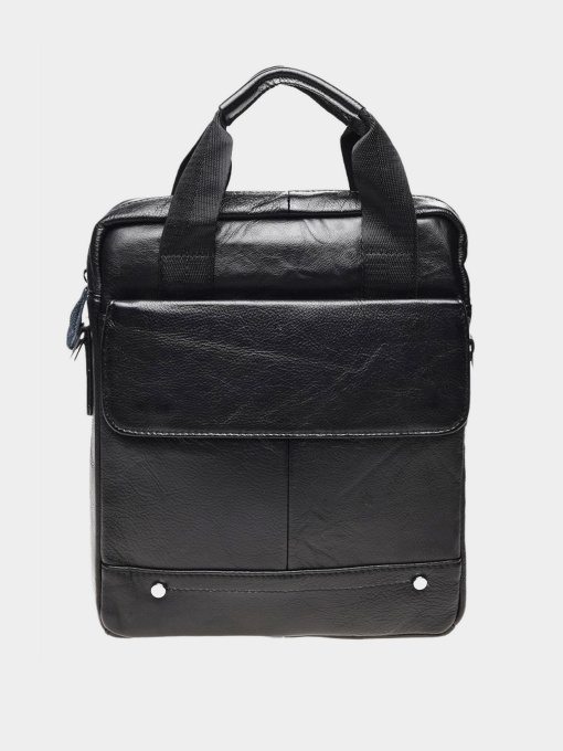 Мессенджер Borsa Leather модель K18859-black Фото