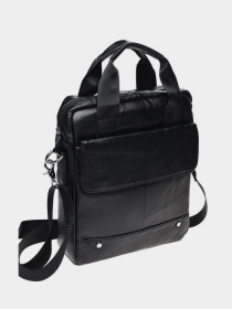 Мессенджер Borsa Leather модель K18859-black Фото