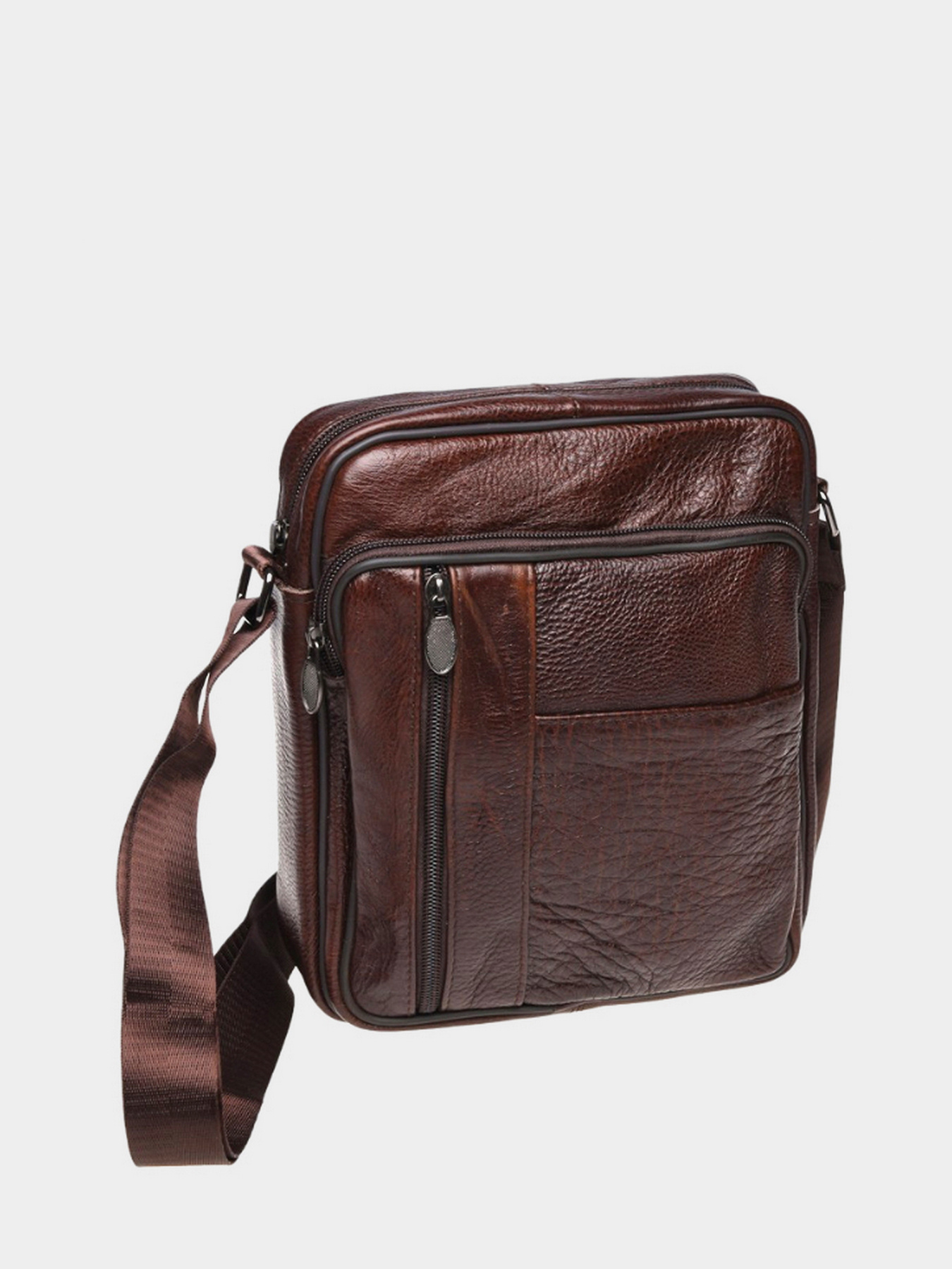 Мессенджер Borsa Leather модель K18450-brown Фото