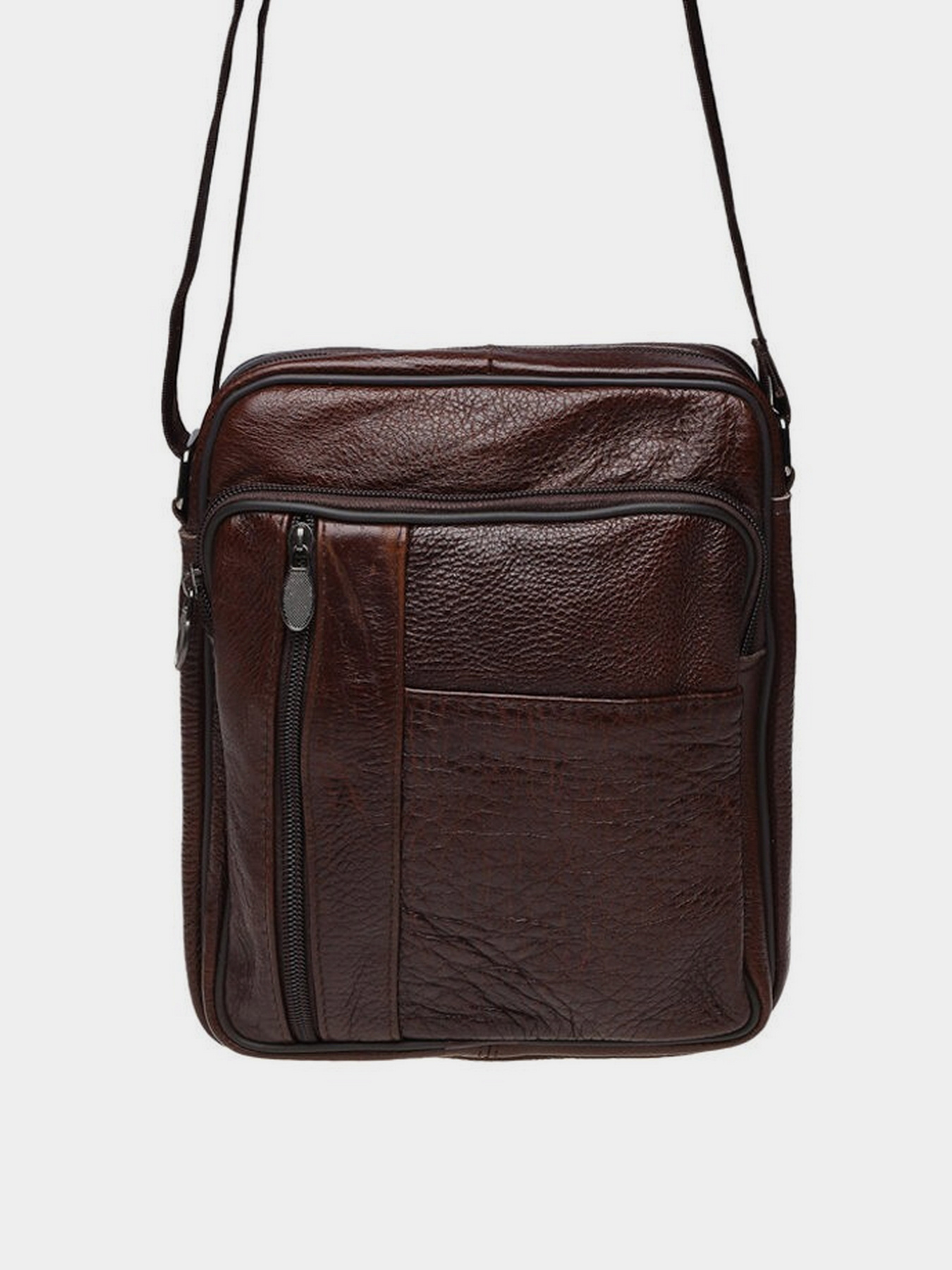 Мессенджер Borsa Leather модель K18450-brown Фото