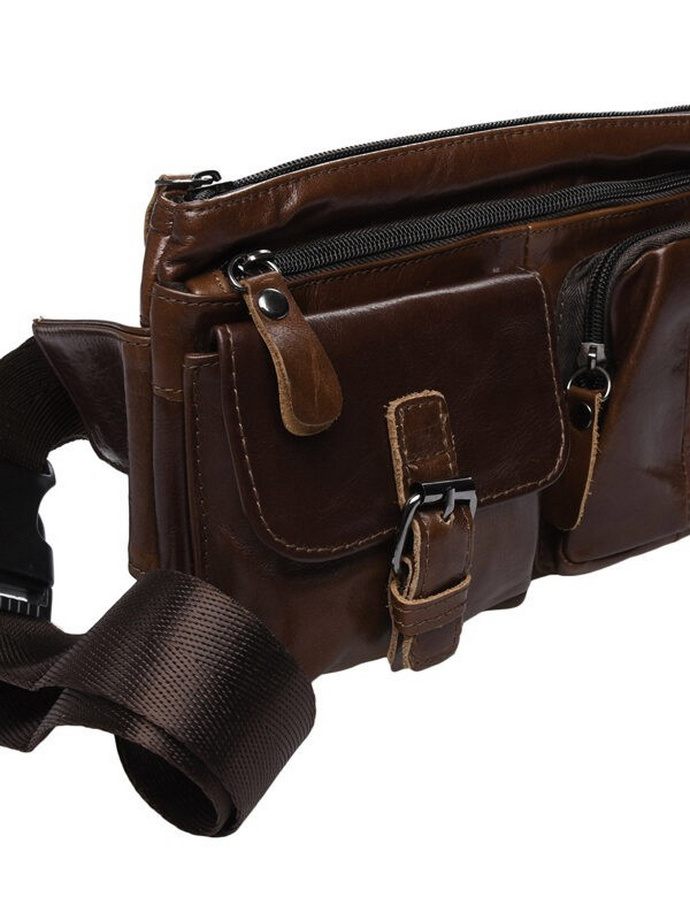 Поясная сумка Keizer модель k1886-brown Поясная сумка Keizer модель k1886-brown Фото