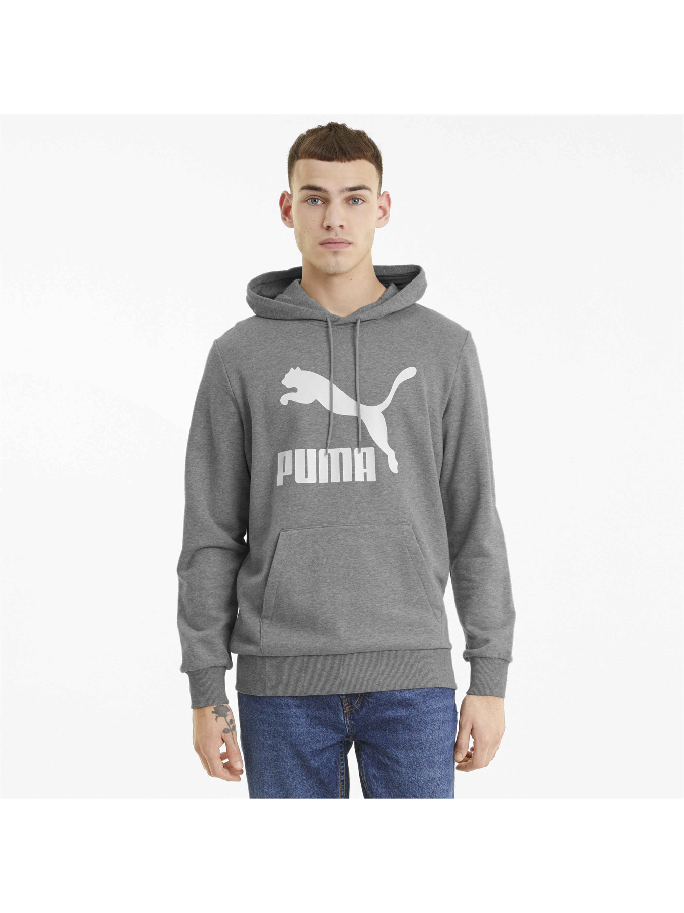 Худи PUMA Classics Logo Hoodie Tr модель 530084 Фото