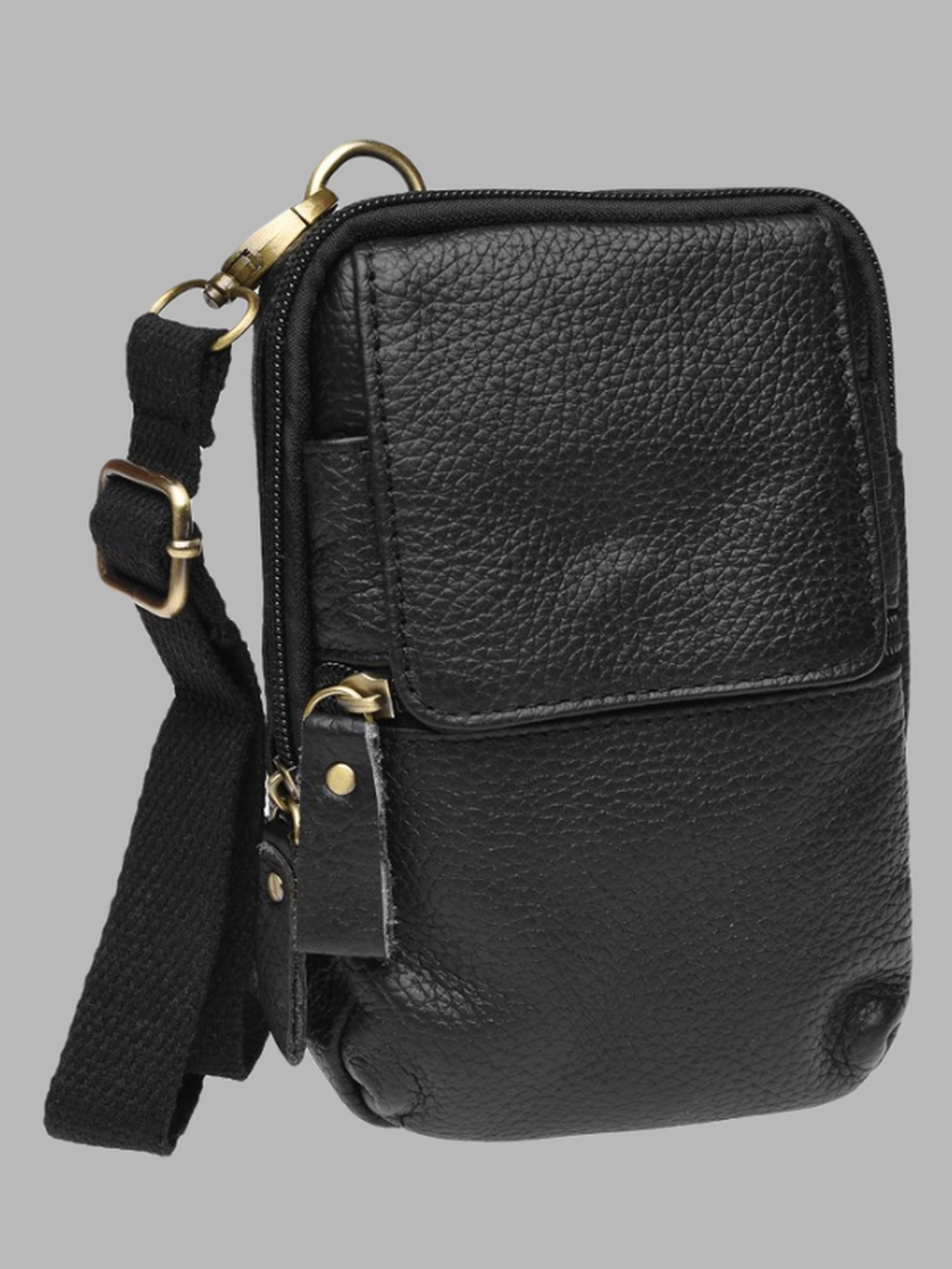 Keizer Крос-боді (K11024-black) Чоловіче, колір - Чорний, матеріал - Шкіра