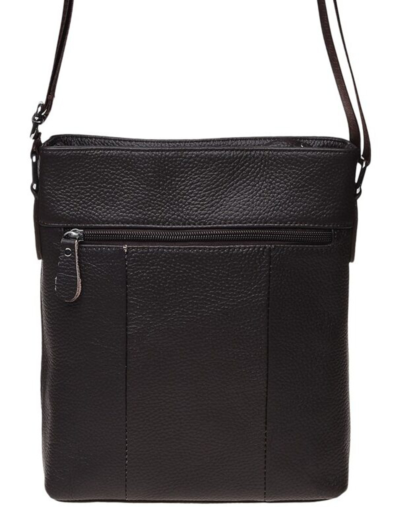 Мессенджер Borsa Leather модель 1t15502m-brown Фото