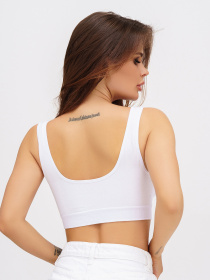 Топ ISSA Plus модель BL2-493_белый Фото