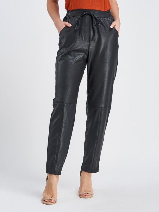 Брюки повседневные ISSA Plus модель 11314_черный Фото