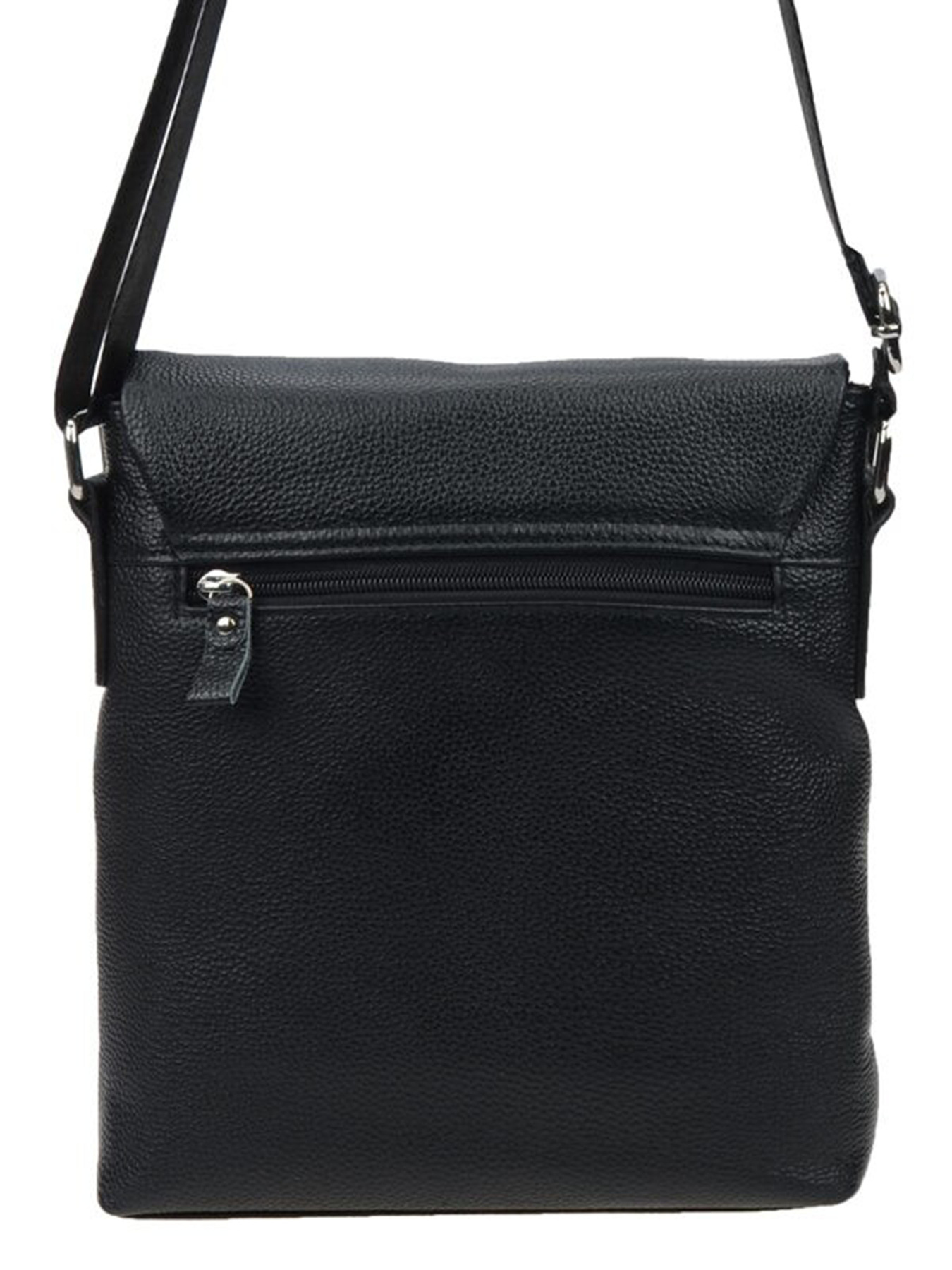 Мессенджер Borsa Leather модель 1t0013-black Фото