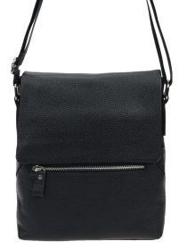 Мессенджер Borsa Leather модель 1t0013-black Фото