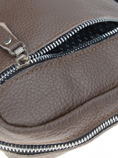Мессенджер Borsa Leather модель 1t1024-brown — фото 3 - INTERTOP