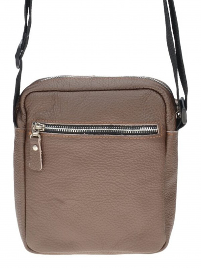 Мессенджер Borsa Leather модель 1t1024-brown — фото 4 - INTERTOP