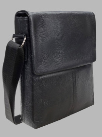 Мессенджер Borsa Leather модель 1t8870-black Фото