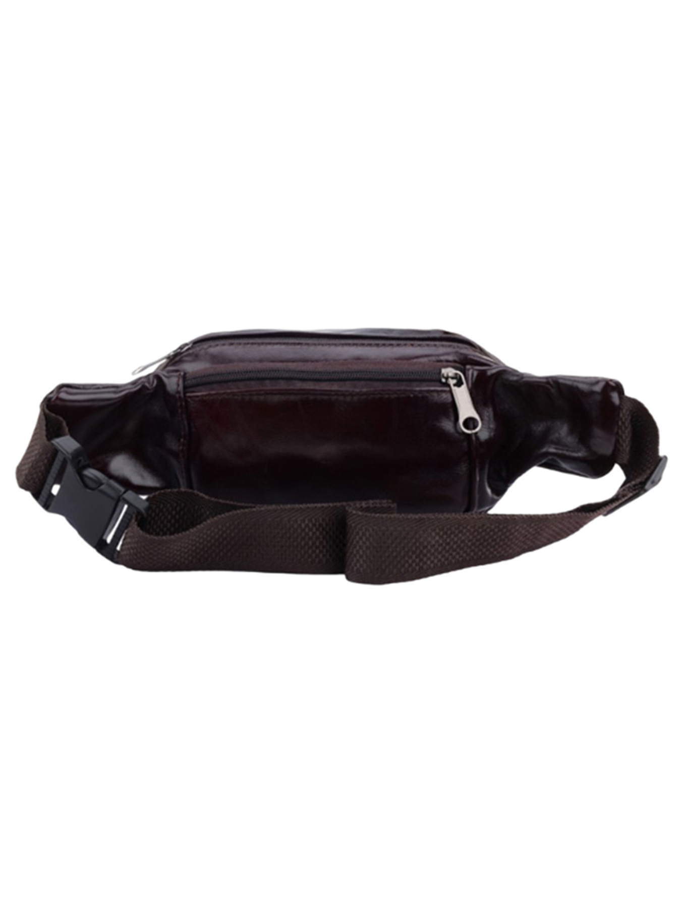 Поясна сумка Borsa Leather модель 1t167m-brown Фото