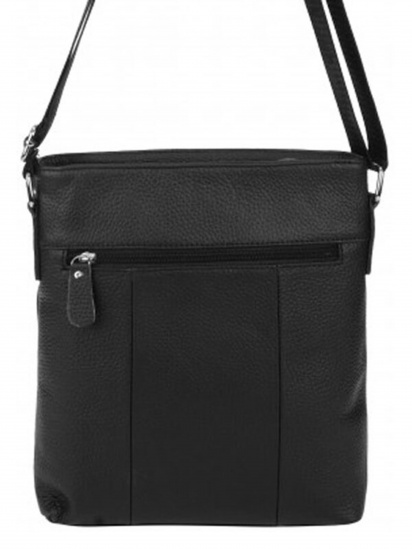 Мессенджер Borsa Leather модель 1t5502m-black — фото 3 - INTERTOP