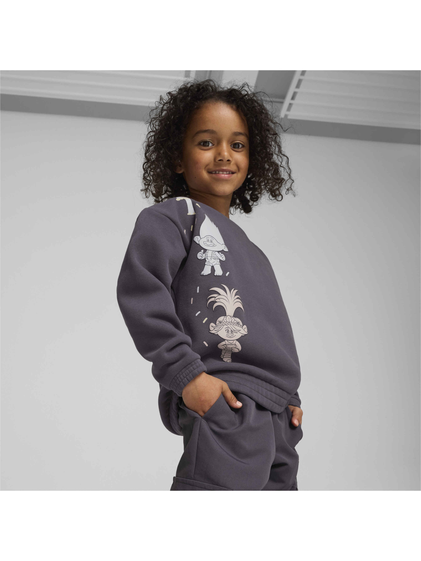 Світшот PUMA x Trolls Graphic Crew модель 627384 Фото