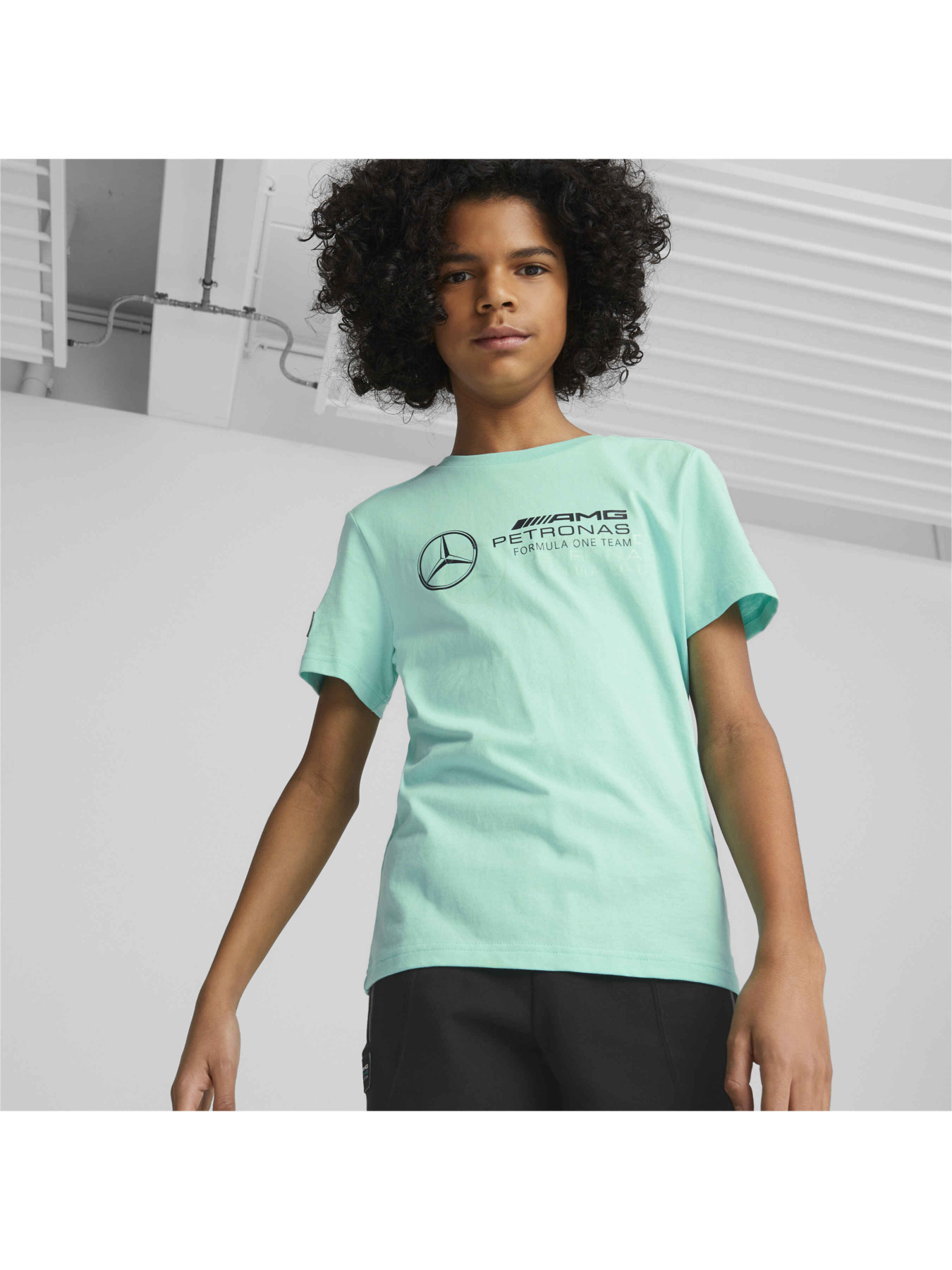 Футболка PUMA Mapf1 Kids Logo Tee модель 538492 Фото